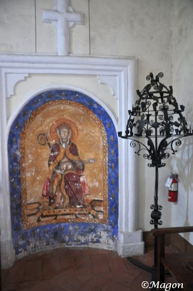 Мозаичный образ Мадонны в Castello Di Amorosa, США